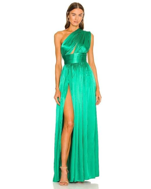Bronx and Banco Green Camilla Gown