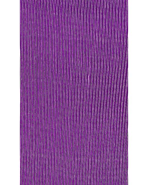L'idée Purple Renaissance Split Gown