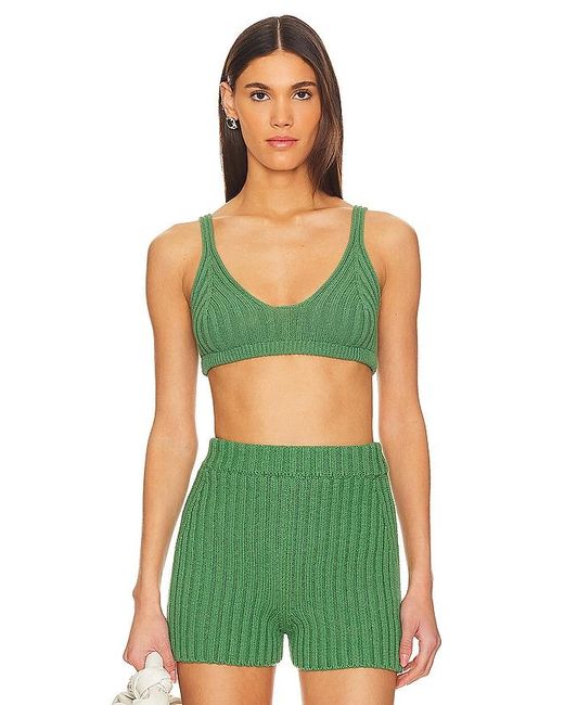THE KNOTTY ONES Green BUSTIER PIEVA