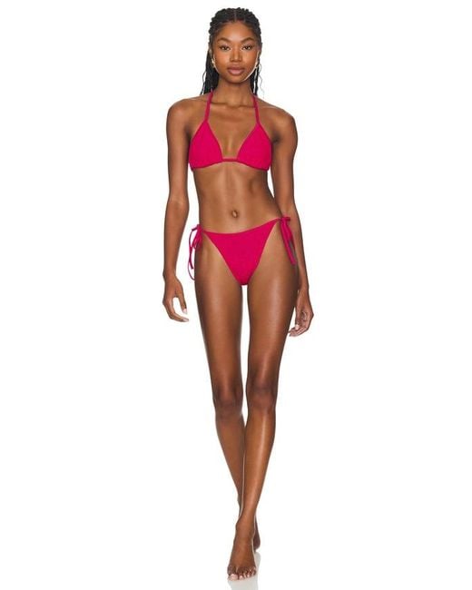 Hunza G Red Gina Bikini Set