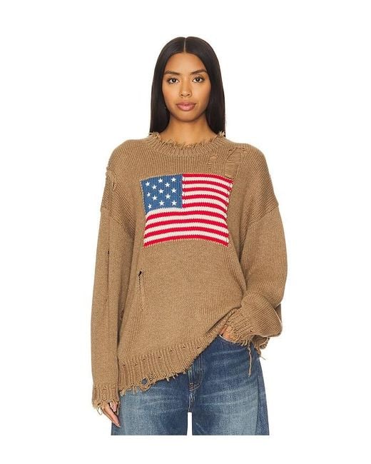 Jersey american flag Denimist de color Blue