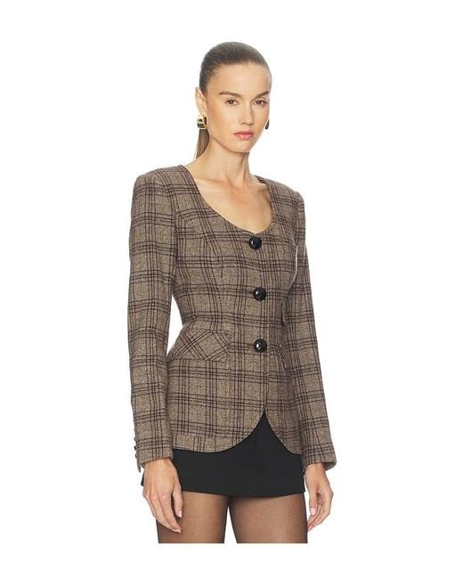 Smythe Multicolor Portrait Neck Blazer