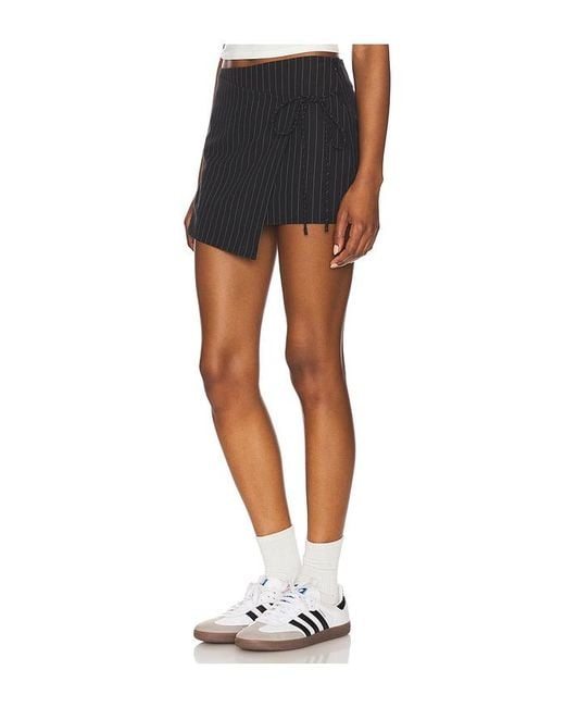 superdown Black Margie Mini Skirt