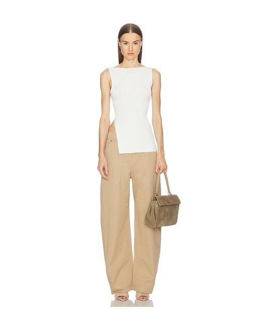 Camila Coelho White Haylen Top