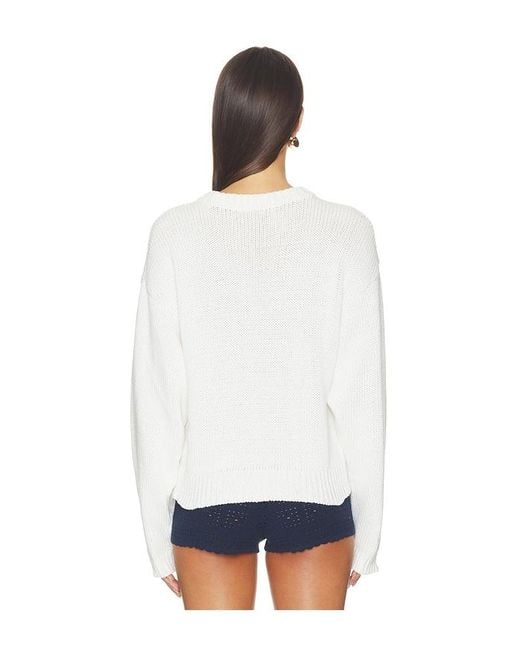 Ciao Lucia White Josette Pullover