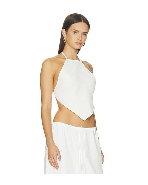 SRG White Halsey Top