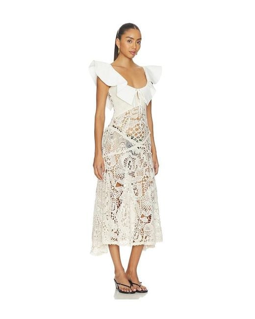 Siedres White Caenes Dress