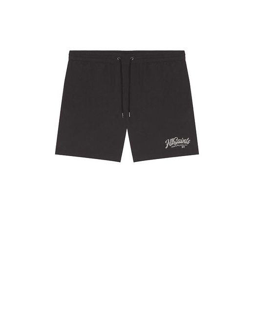 AllSaints Black Odyssey Swimshort for men