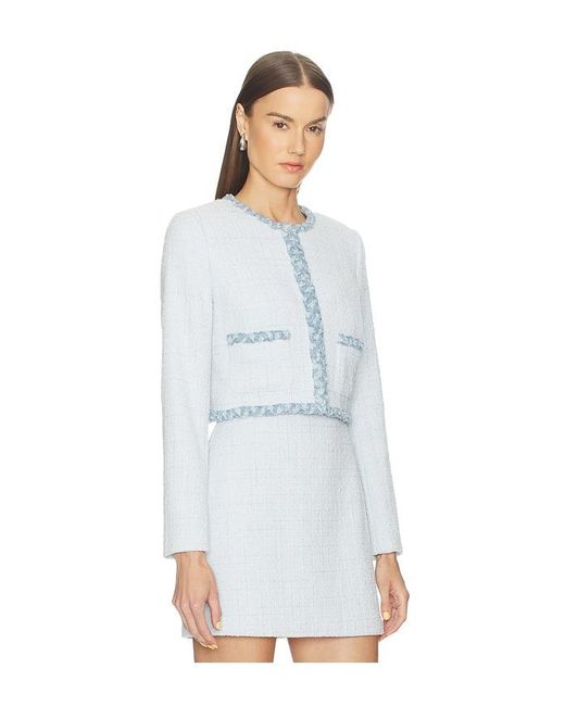 LoveShackFancy White Azula Jacket