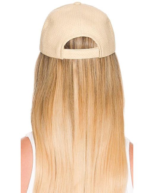 Gorra Straw En Color Crema Talla Hat Attack de color Natural