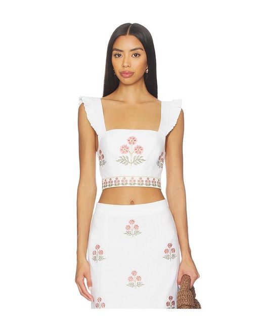 Rosewater House White Yalda Bustier