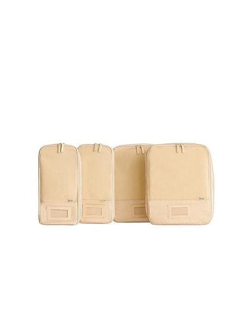 BEIS Natural 4 Piece Compression Packing Cubes