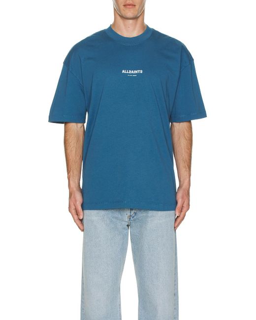 メンズ AllSaints Subverse Tシャツ Blue