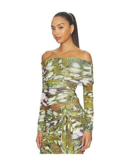 Coyle Top en Multi AFRM en coloris Green