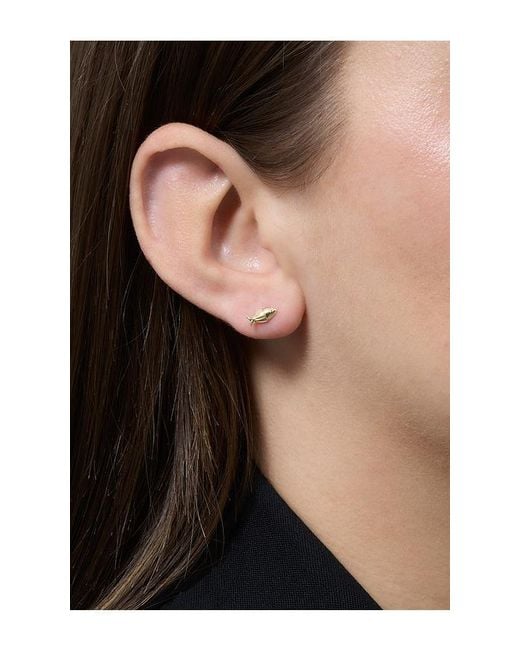 STONE AND STRAND Metallic Gone Fishing Earrings