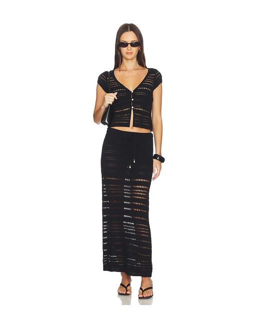 LSPACE Black Tula Skirt
