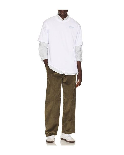 House Of Sunny White Mallard Point Tee for men