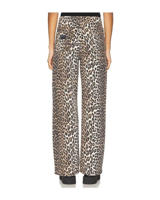 Ganni Multicolor Izey Wide Leg Jeans
