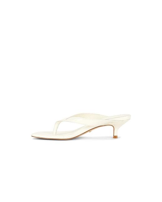 Raye White Sandale Perla