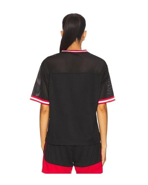 we11done Black Mesh Track T-Shirt