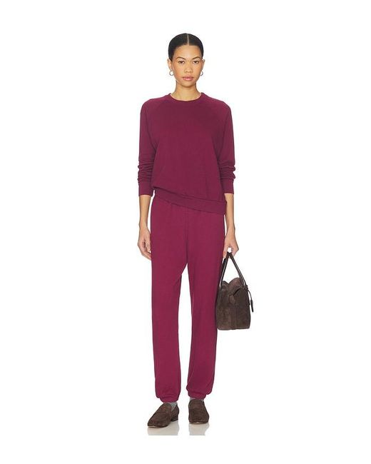 PERFECTWHITETEE Red Johnny French Terry Easy Sweatpant