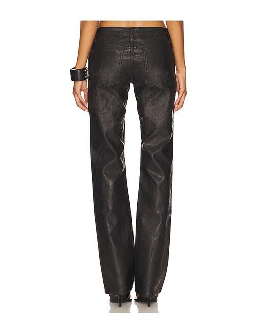 Jaded London Black Pu Cooper Jean