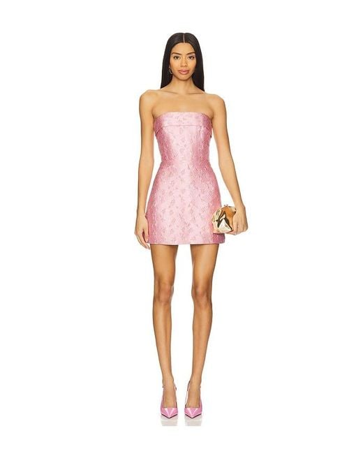 SAU LEE Red Jodie Dress