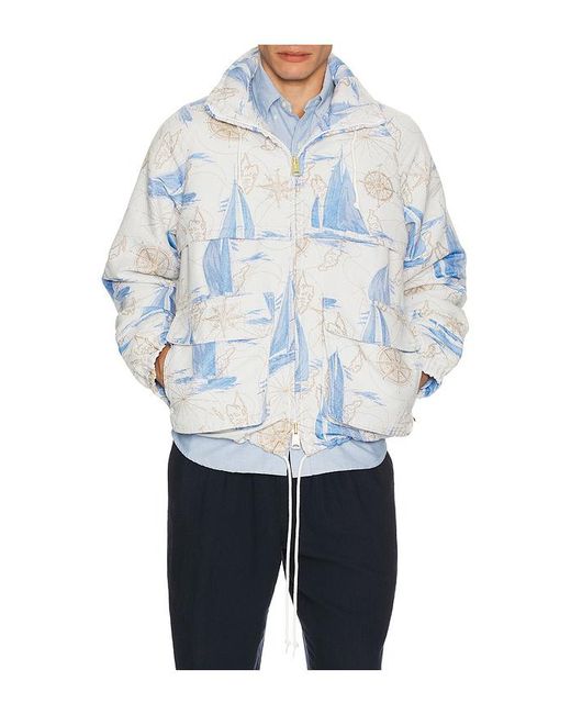 Beams Plus Blue Sailing Jacket for men