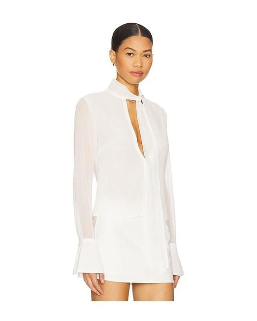 ALL THE WAYS White Pennie Top