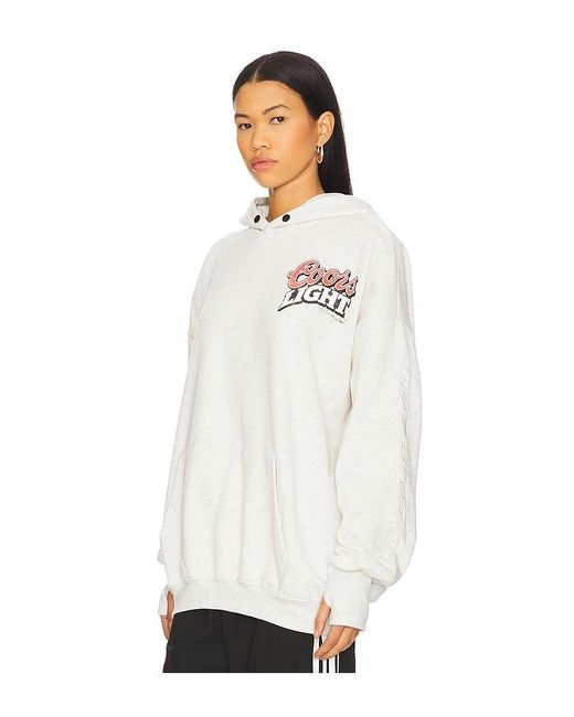 The Laundry Room White 96 Coors Light Racing Hideout Hoodie