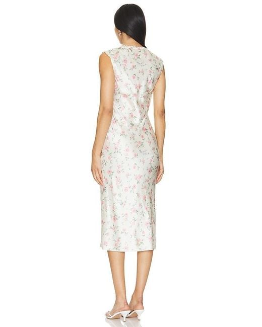 Tularosa White Tina Midi Dress