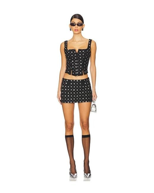 GUIZIO Black Arlo Corset