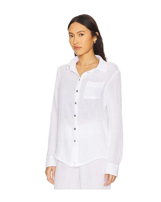Michael Stars Ernie ロングスリーブトップ White