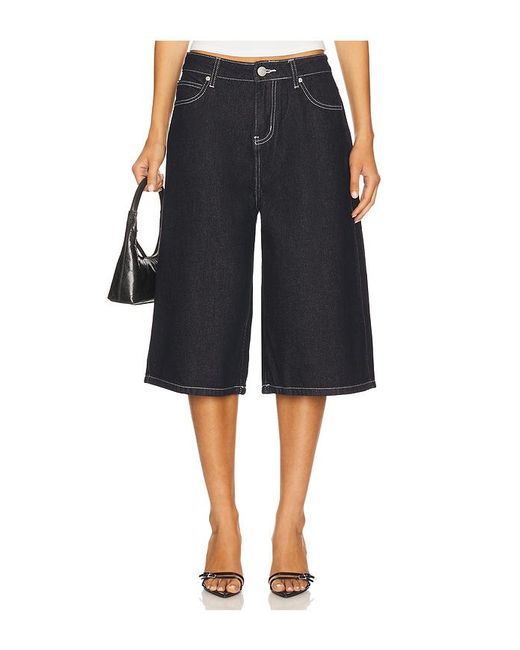 superdown Black Finley Oversized Short