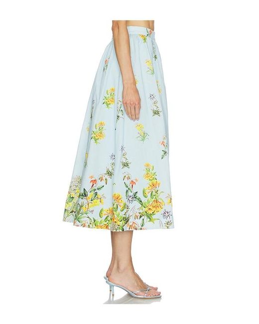 Hemant & Nandita Blue Skirt