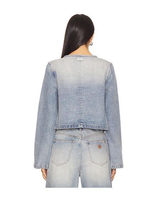 A.Brand Blue Caitlin Denim Jacket