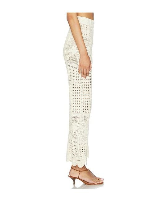 Agua Bendita White Wesley Pants