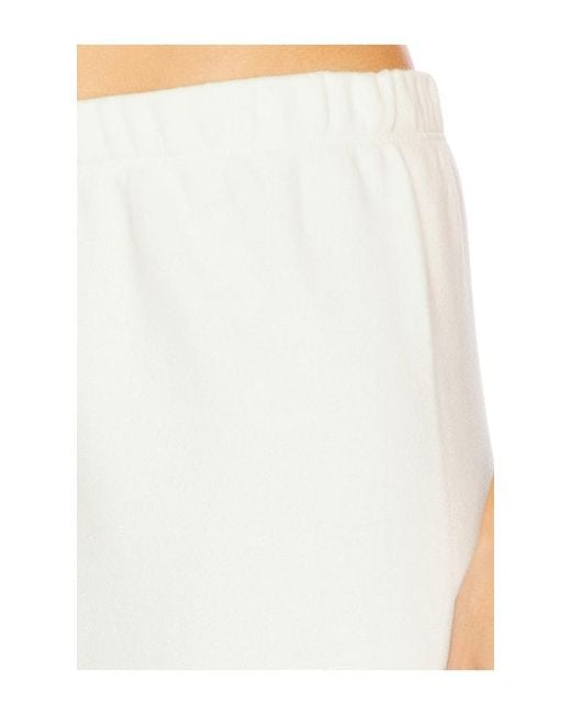 ÉTERNE White Straight Leg Sweatpant