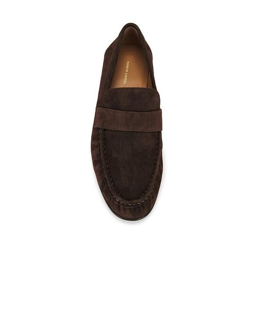 Mansur Gavriel Brown Ruched Loafer