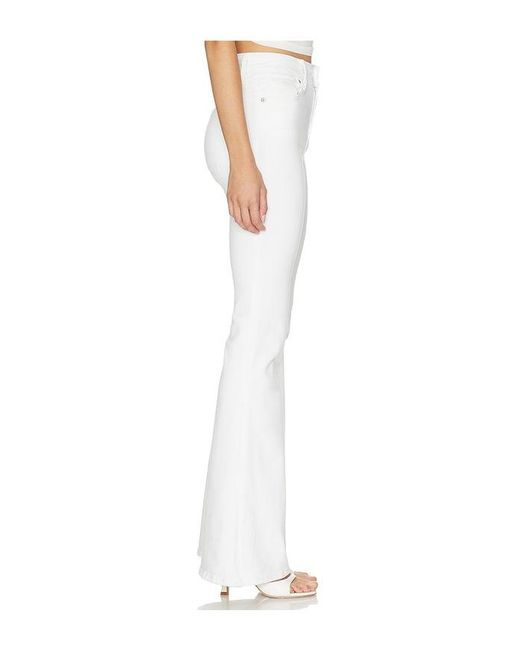 GOOD AMERICAN White Good Legs Flare Jeans