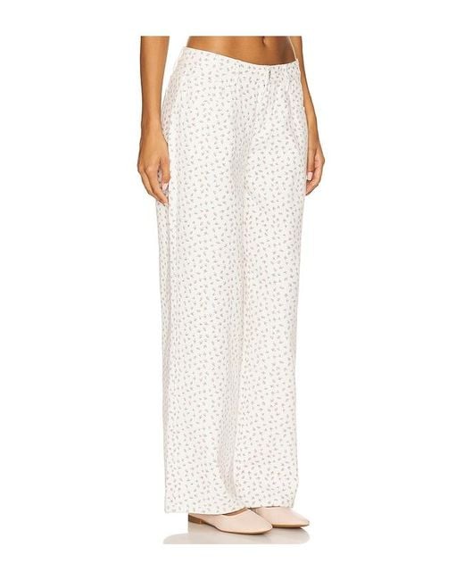 MORE TO COME White Brya Floral Jean