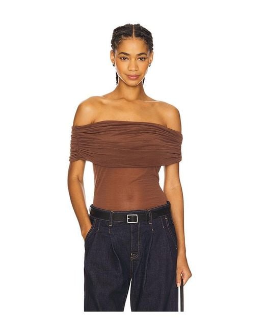 Elodie the Label Brown Fred Top