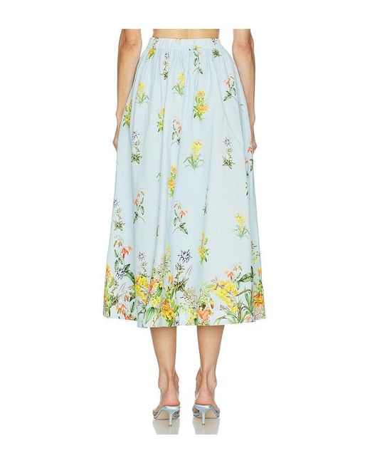 Hemant & Nandita Blue Skirt
