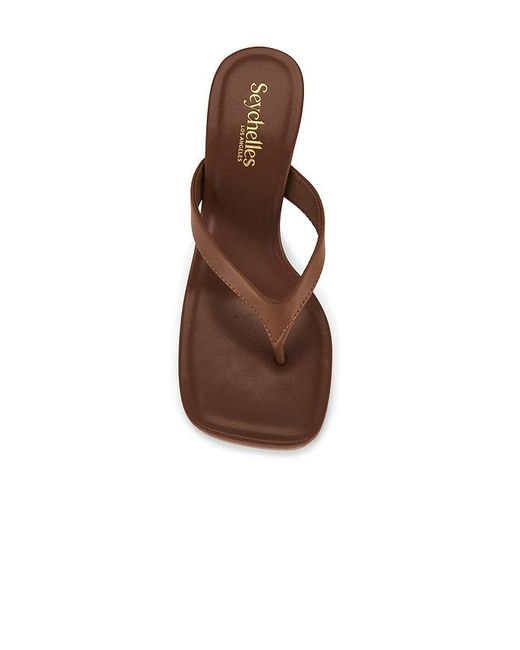 Seychelles Brown Uptown Wedge