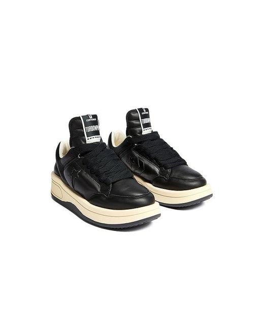 メンズ Rick Owens Turbopwn Ox スニーカー Black