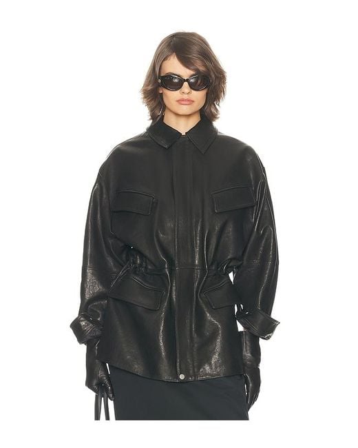 Helsa Black Jacke The Peplum