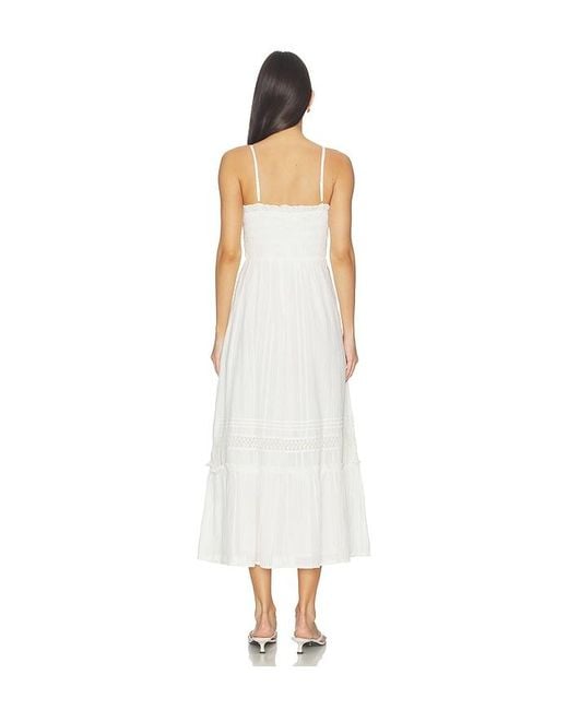 Cleobella White Magnolia Ankle Dress