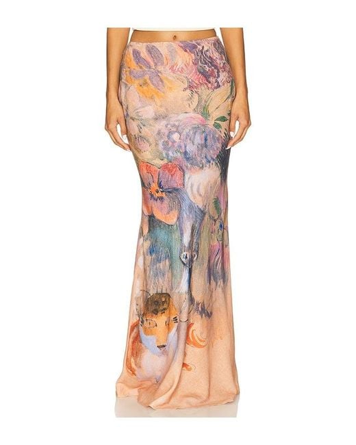 YELLOW THE LABEL Multicolor Paul Maxi Skirt