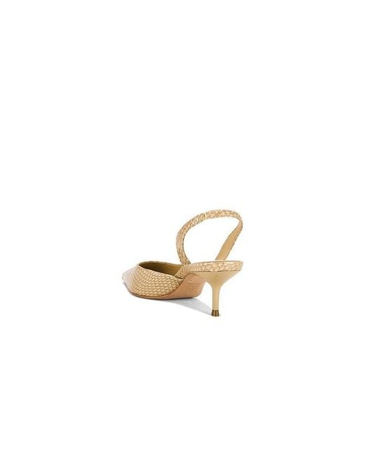 SCHUTZ SHOES White Paola Mid Pump