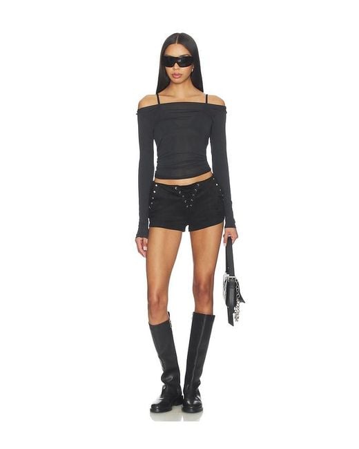 superdown Black Mada Short
